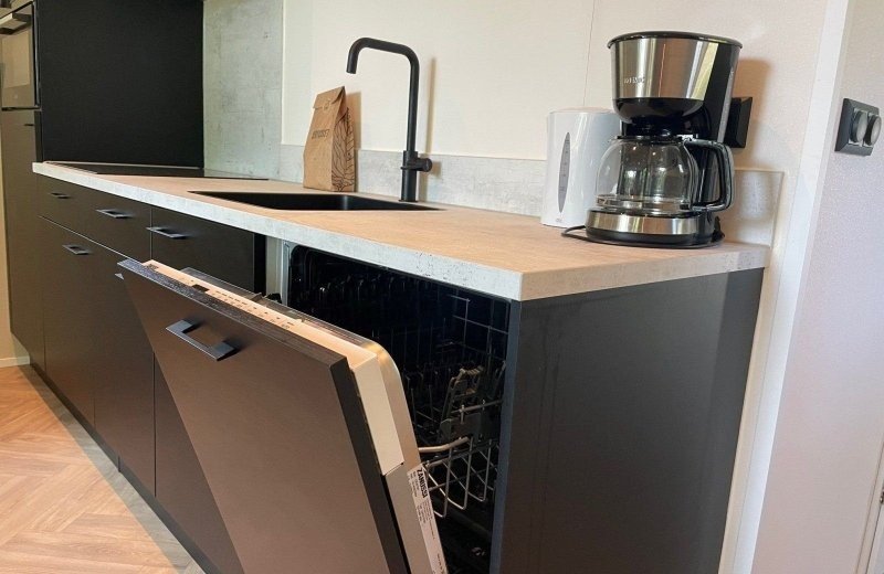 Chalet camping twente keuken